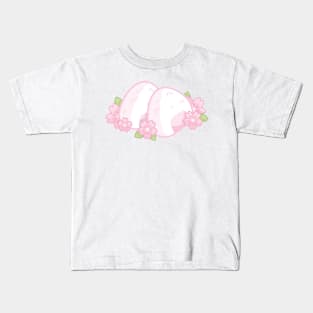 Cherry Blossom Onigiri Riceball Kids T-Shirt